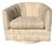 Milo Baughman Style Modern Swivel Chair With Floating Round Base For Sale