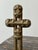 Gold Vintage Tramp Art Puzzle Gilt Cross, Circa Mid 20th Century For Sale - Image 8 of 12