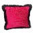2010s Lily Jack Raspberry Animal Print Throw Pillow - 1 Piece For Sale