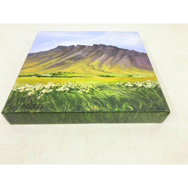 Early 21st Century Svetlana Matusa-Lana, Iceland, Esja in Summer, 2011, Oil on Canvas For Sale - Image 5 of 12