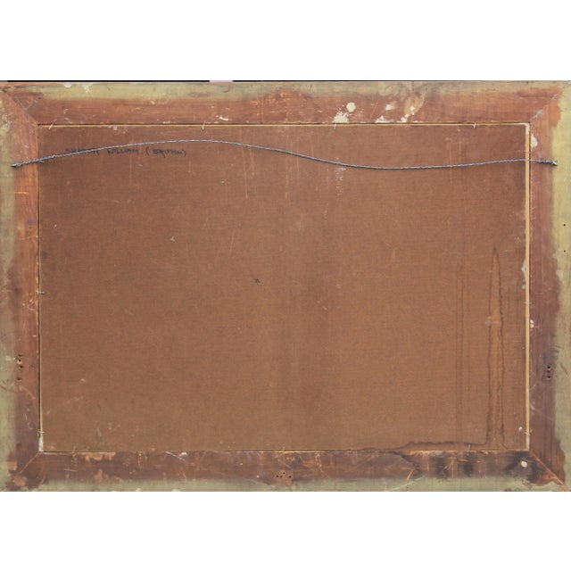 William Joseph Shayer Unknown Naturalistic Landscape with Figures on a Boat 20th Century For Sale In Houston - Image 6 of 7