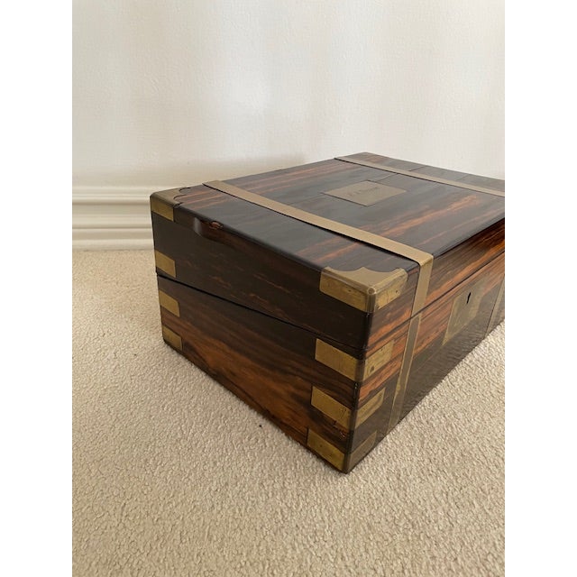 19th century English writing slope. The rare thing about his item is that it's made from coromandel wood. You don't see...