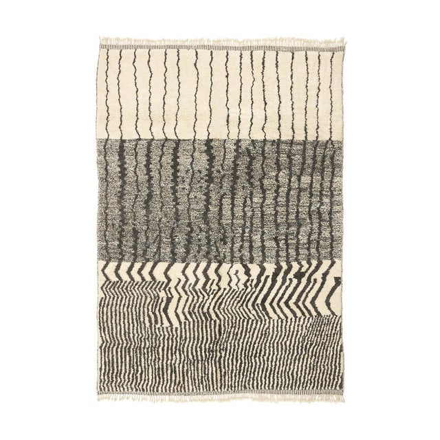 Hand-Knotted Wool Rug by Azele Studio For Sale - Image 9 of 9