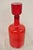 Mid-Century Modern Mid Century Modern Blenko Large Red Blown Art Glass Vase Vessel Jug With Stopper For Sale - Image 3 of 9