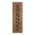Rustic Ziegler Blue/Ivory Wool Runner Rug- 2'9'' X 9'8'' For Sale