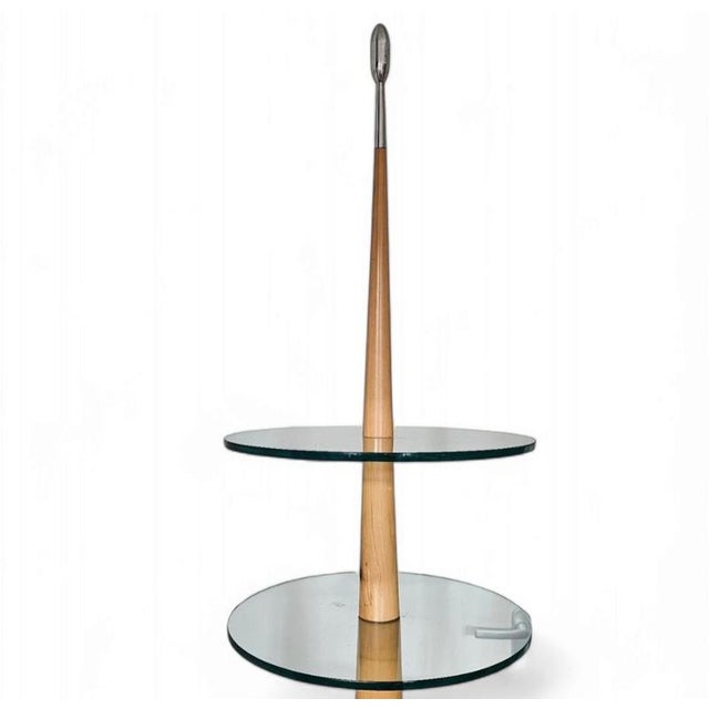 Display Tower with Glass Plates, 1980s For Sale - Image 3 of 5