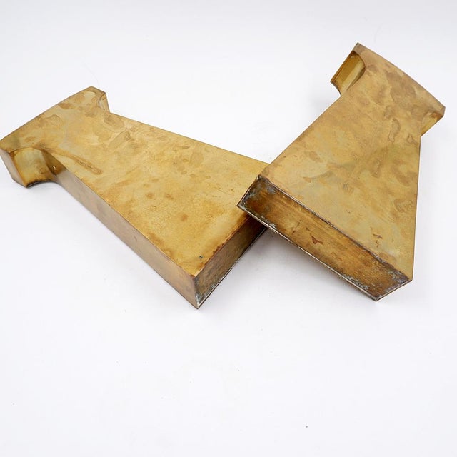 Brass Mantel Clock Fittings, 20th Century, Set of 2 For Sale - Image 10 of 11