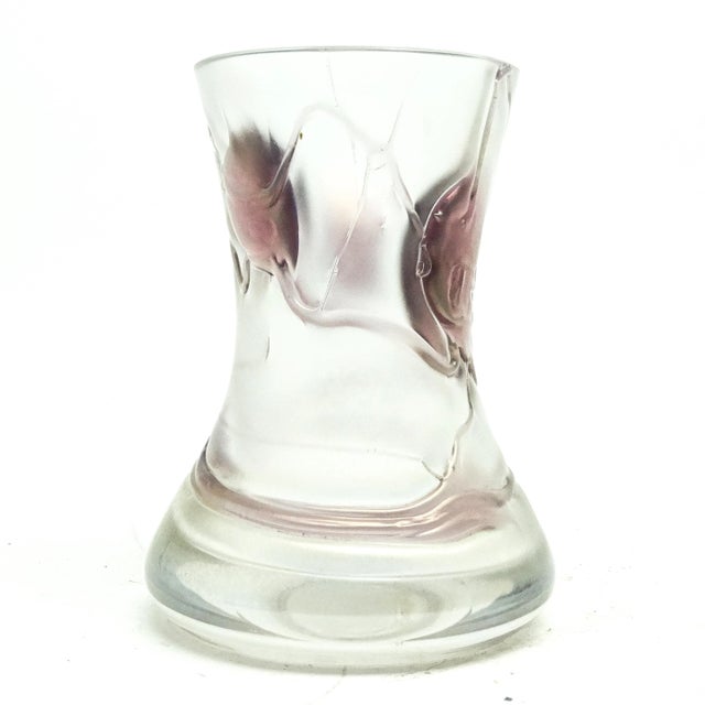 Art Nouveau Vase from Poschinger, Germany, 1950s For Sale - Image 6 of 8