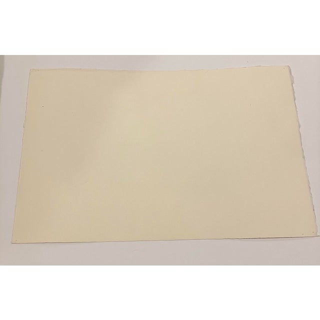 1980’s Original Impressionist Still Life Watercolor Painting With Hat Umbrella & Plant For Sale - Image 4 of 4