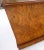Mid 20th Century 4 Drawers Embossed Leather Top Burl Wood File Cabinet Credenza w/ Key For Sale - Image 5 of 13