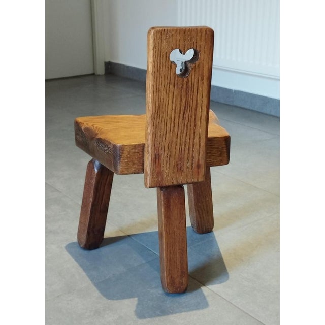 Vintage Scandinavian Tripod Chair, 1960s For Sale - Image 12 of 18