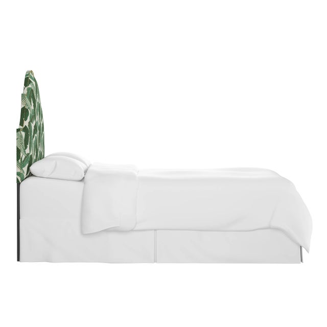 Classic curves wrapped in smooth upholstery, then accented with elegant ornamental nailheads, gives this Upholstered...