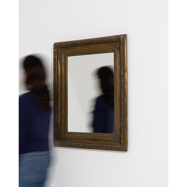 19th Century 19th Century French Empire Giltwood Wall Mirror France 19th Century For Sale - Image 5 of 6