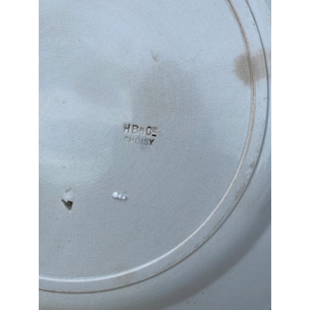 Large French Platter Rooster Choisy Le Roi, Circa 1840 For Sale In Austin - Image 6 of 8