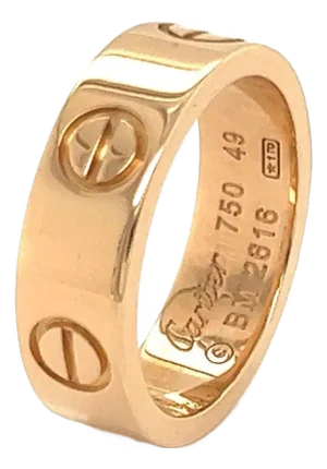 Cartier Love 18k Pink Gold Ring - Size 4.5