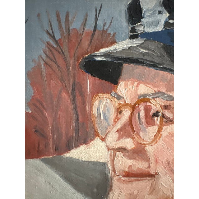 1980s Oil Painting - Portrait by Lester J Clarke (1912-1999) For Sale - Image 11 of 13