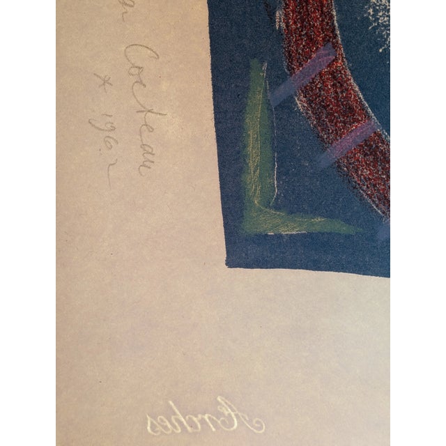 Jean Cocteau, Mask, 1962, Lithograph For Sale - Image 4 of 15