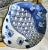Ceramic Late 20th-Century Japanese Sometsuke Blue & White Fish Shaped Snack Plates - Set of 3 For Sale - Image 7 of 13