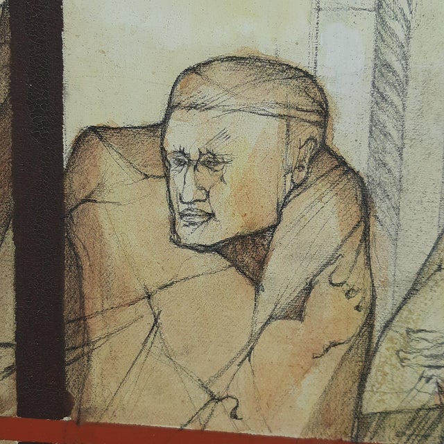 Silvano Briccola, Untitled, 1950s, Oil on Canvas For Sale - Image 6 of 16