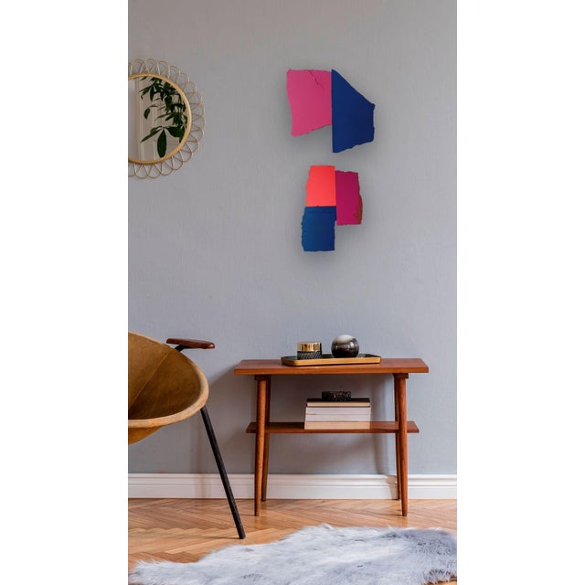 Abstract Contemporary Abstract Aerosol on Assembled Masonite (Isorel) "Untitled 144" by Andre Debono For Sale - Image 3 of 8