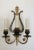Metal E. F. Caldwell Lyre Form Bronze Sconces - A Pair For Sale - Image 7 of 10
