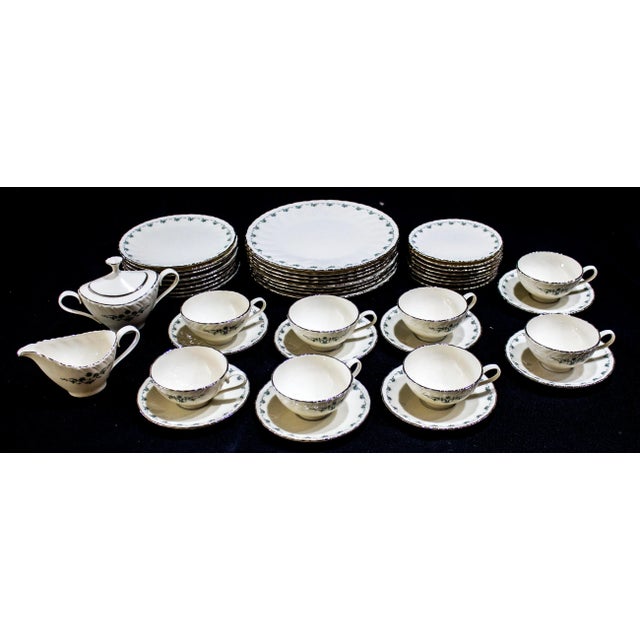 Cream 1980s Lenox China Melissa Pattern - Service for 8 For Sale - Image 8 of 8