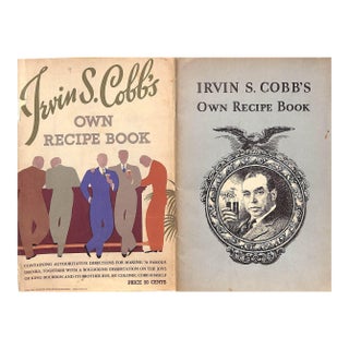 "Irvin S. Cobb's Own Recipe Book" 1934 Cobbs, Irvin S. For Sale