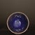 Blue Vintage Chinese Cloisonné Covered Box With Peony Design For Sale - Image 8 of 8