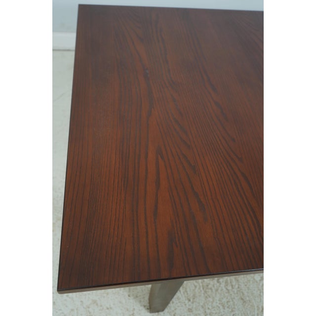Ethan Allen Mission Oak Style Dining Room Table For Sale In Philadelphia - Image 6 of 12