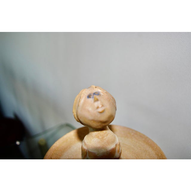 Poetic Stoneware Figure from Pierre Koppe, France, 1979 For Sale - Image 3 of 13