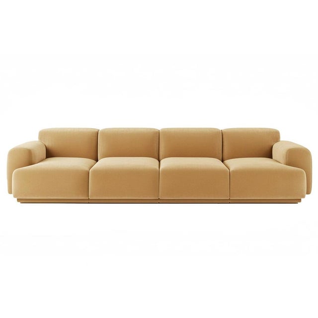 Not Yet Made - Made To Order Abundancia Sofa in Cream Velvet by Moanne For Sale - Image 5 of 5