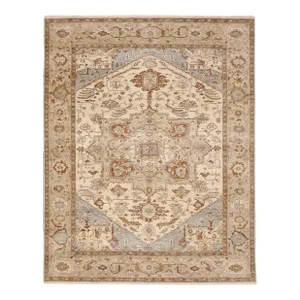 Vintage Indian Rug of Heriz Style. 7'10"x 10'