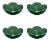 Bordallo Pinheiro Cabbage Cereal Bowl 17 oz in Green, Set of 4 For Sale