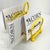 1920s Sunshine Yellow Silver Plated Letter or Toast Stand For Sale In Philadelphia - Image 6 of 9
