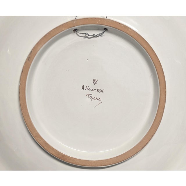 Large Spanish Triana Platter For Sale - Image 10 of 11