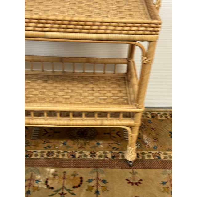 Design Plus Gallery presents a South Seas Rattan Side Cart from Serena & Lily. The side car will raise the bar at happy...