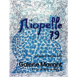 Lithographic Poster by Jean-Paul Riopelle, 1979 For Sale