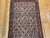 Vintage Persian Malayer Runner Rug, Hand-Knotted Wool, Geometric Pattern, 3x9, Ivory & Blue For Sale - Image 9 of 13
