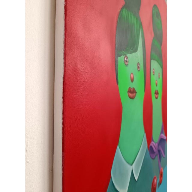 Natasha Lelenco, The Two Ones, 2024, Acrylic on Canvas For Sale - Image 7 of 10