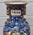 42 Chinese Floor Vase Famille Rose Gilt Dragon Handles Sanxing Star Gods For Sale - Image 10 of 16