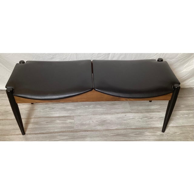 Arthur Umanoff attr. for John Stuart Mid-Century Sculptured Bench For Sale - Image 4 of 8