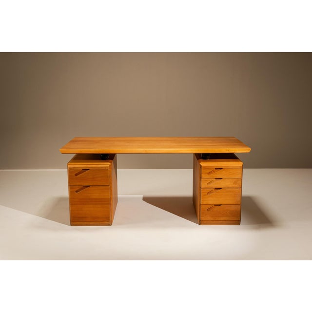 French furniture maker Seltz approached the desk as more than a fixed working surface. Produced in France during the...