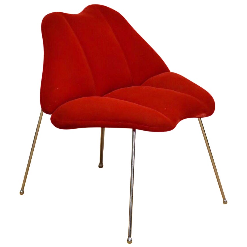 Marilyn Monroe Red Lips Chair Chairish