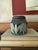 Vintage Italian Tobak Jar With Cork Lid | Mid-Century Modern Pottery Tobacco Canister | Hand-Painted Foliage Motif For Sale - Image 4 of 12