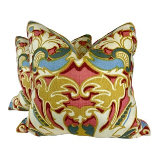 Hazelton House "Met Opera Mozart" 22" Pillows-A Pair For Sale