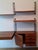 Mid-Century Minimalist Shelf System with Desk, Shelves, Closet and Drawers in Teak, 1960s For Sale - Image 6 of 11