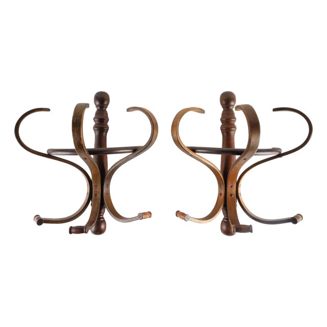 20th Century Wall Coat Racks, Set of 2 For Sale