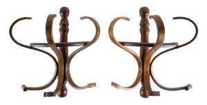 20th Century Wall Coat Racks, Set of 2