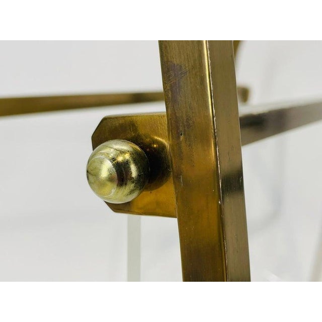 Brass & Lucite Magazine Holder by Charles Hollis Jones, Usa 1960's For Sale - Image 10 of 12