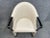Luigi Origlia Tronetto Armchairs, Italian Postmodern (Set of 5) | Sculptural Cream Dining Chairs | 1990s Italy Palm Beach Regency Style For Sale - Image 6 of 14